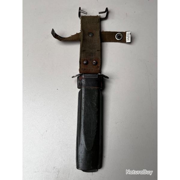 Fourreau pour poignard us type usm3, usm4, Indochine,Alg�rie.Nominatif.