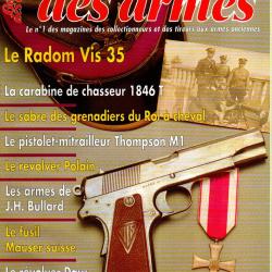 gazette des armes 279 radom vis 35 part 1, mauser suisse sfm , carabine de chasseur 1846t,