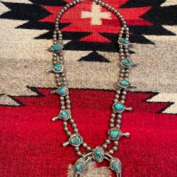 Collier Navajo turquoise