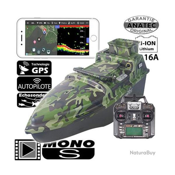 Bateau Amorceur Anatec Monocoque S Forest Lithium 16A AN-i6X Autopilote Fishing Robot