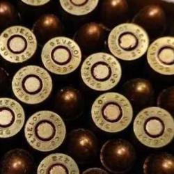 LOT DE 10 MUNITIONS CALIBRE 30.222 CARTOUCHES CARBINE USM1 Categorie C