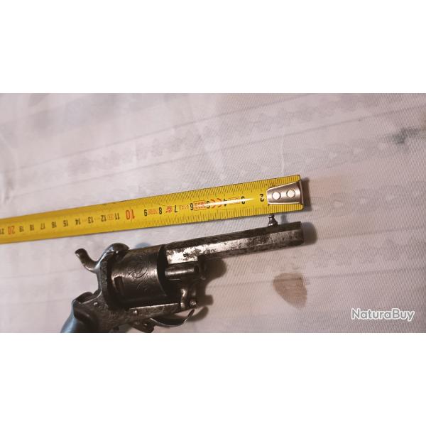 revolver lefaucheux crosse en noyer