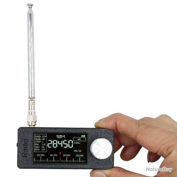 Radio DSP ATS MINI Pocket SI4732 R�cepteur Pleine Bande SW LW AM FM SSB �cran IPS 19 Pouces Antenne