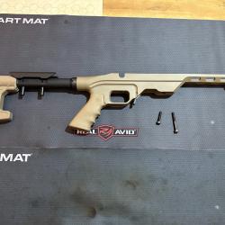 Chassis MDT LSS Tikka T3/T3X Short Action + Poignée Rogue + Crosse Carbine MDT