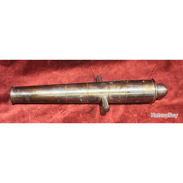 Canon poudre noire mod�le r�duit artisanal 30 cm .  Canon 18mm