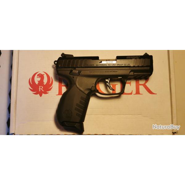 A vendre Ruger SR 22 PB filelet 3,5"