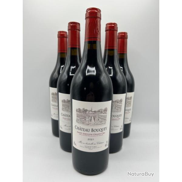 2021 Chteau Bouquey - Saint-Emilion Grand Cru Rouge - 6 Bouteilles lot