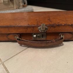 Magnifique malette fusil cuir