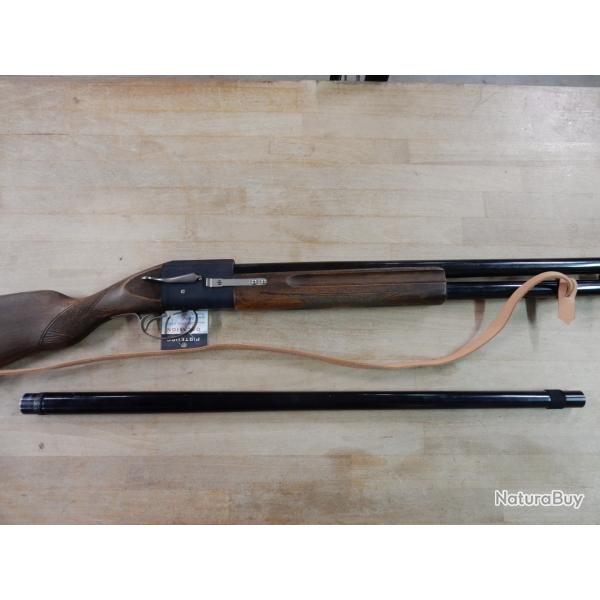 FUSIL BRETTON GAUCHER BABY CAL 12/70 CANON RAYE EN HAUT + 1 CANON OCCASION BON ETAT