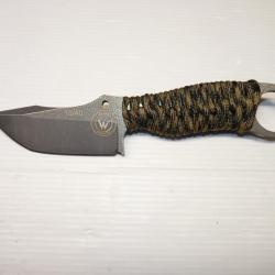 Couteau Wildsteer KARLICAN Manche paracorde Lame finiton Stonewash Edition limitée 20 ANS