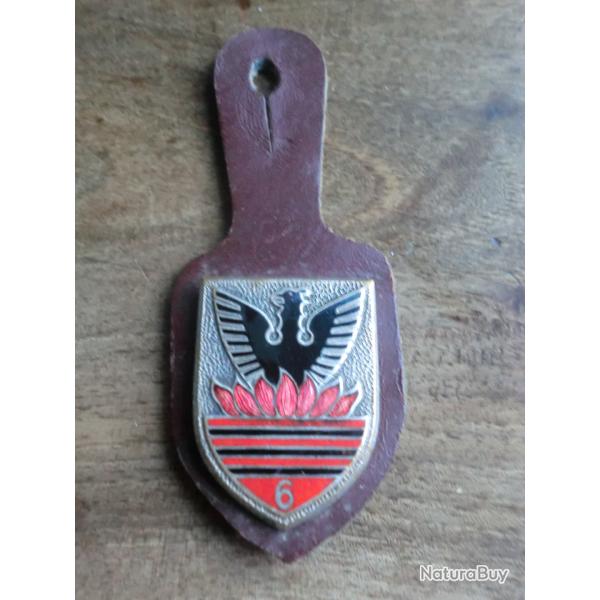 insigne �mail   6eme r�giment de chasseurs d'afrique  / andr� mardini 7rue st augustin paris 2�