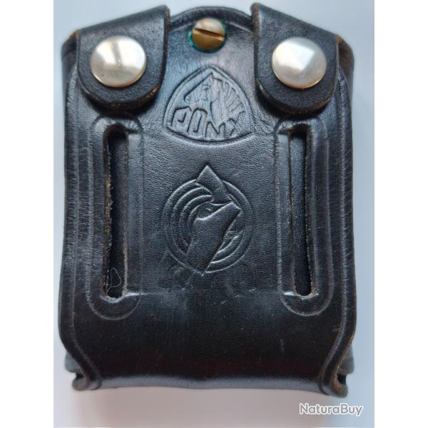 porte chargeur cuir 45 acp  PONY
