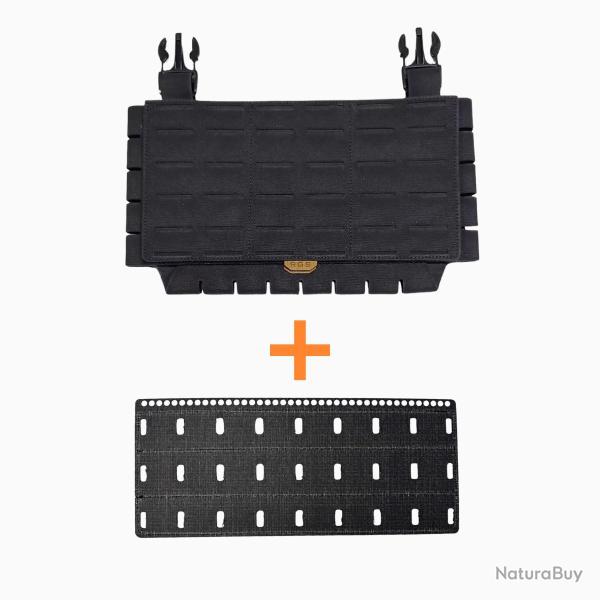 Multi Mission Placard Gen 2 Noir Avec Base d'insert - Taille: Large