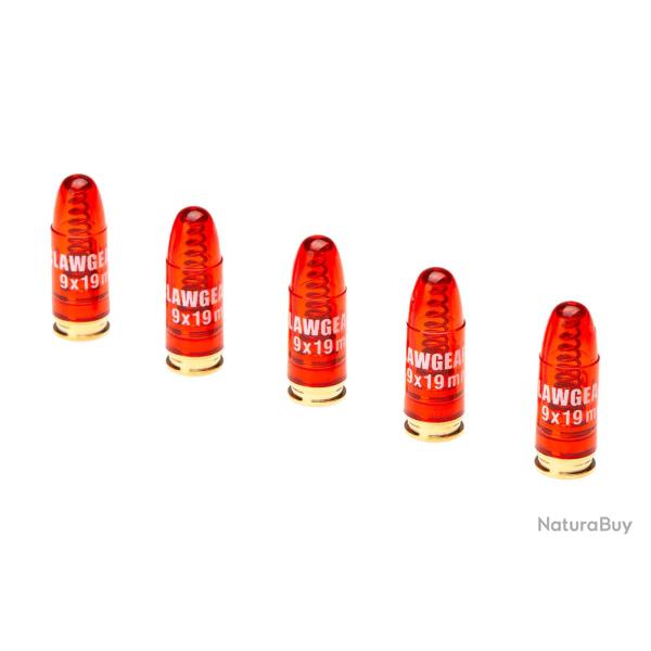 Cartouches Inertes Clawgear - Calibre 9mm