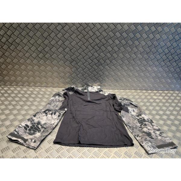 chemise t shirt manches longues dmoniac camo kryptek taille m neuf