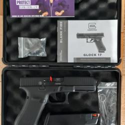 9mm PAK GLOCK 17 gen 5 + malette + lance fus&eacute;e + 2 &eacute;couvillons de nettoyage