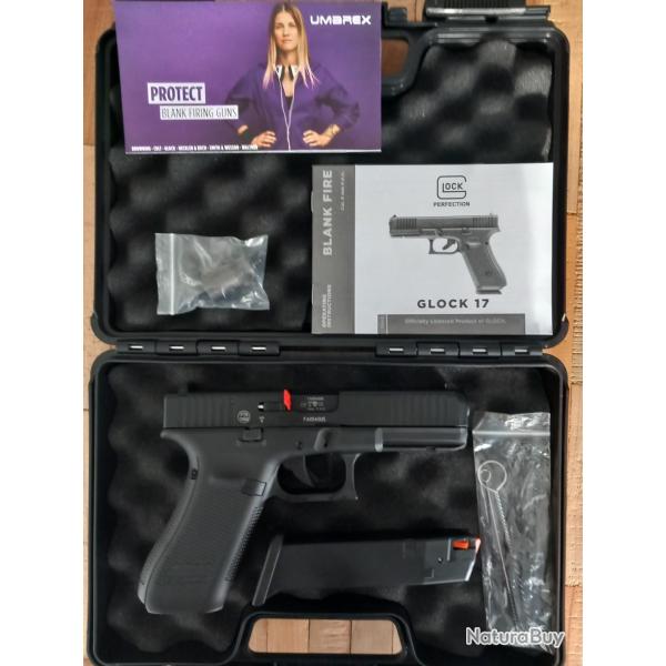 9mm PAK GLOCK 17 gen 5 + malette + lance fus�e + 2 �couvillons de nettoyage