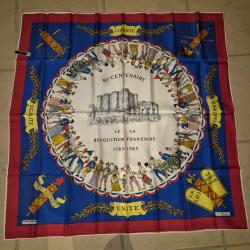 Foulard bicentenaire de la revolution francaise