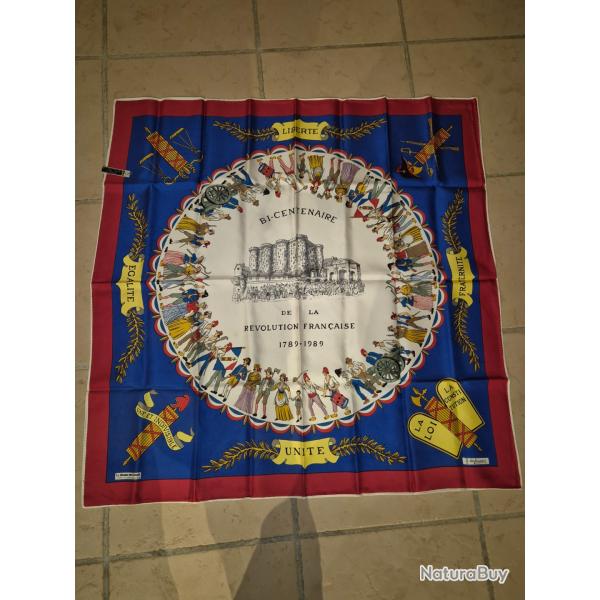 Foulard bicentenaire de la revolution francaise