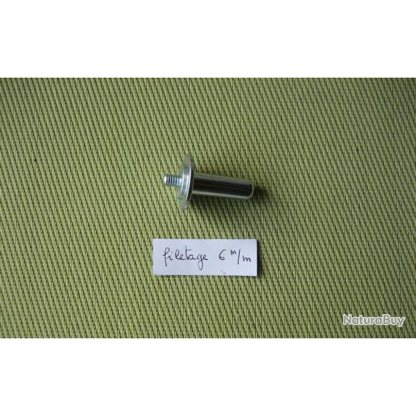 tige filete diamtre 6 mm pour support de lissoir pour mandrin de perceuse