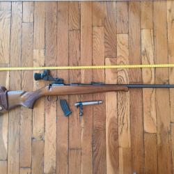 Carabine CZ 452 bois 22lr avec dioptre