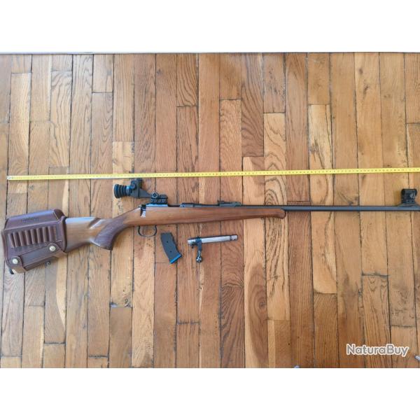 Carabine CZ 452 bois 22lr avec dioptre