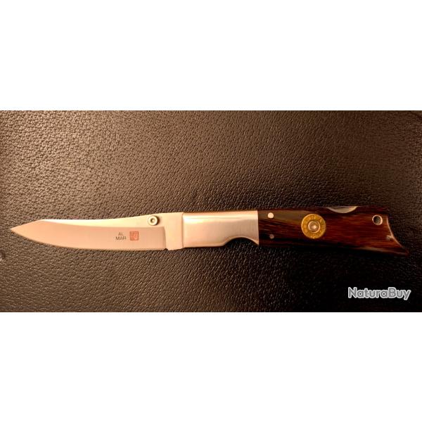 COUTEAU PLIANT AL MAR GUN STOCK 8501 CLASSIC  VINTAGE ANNEES 90 - MADE IN SEKI JAPAN!!
