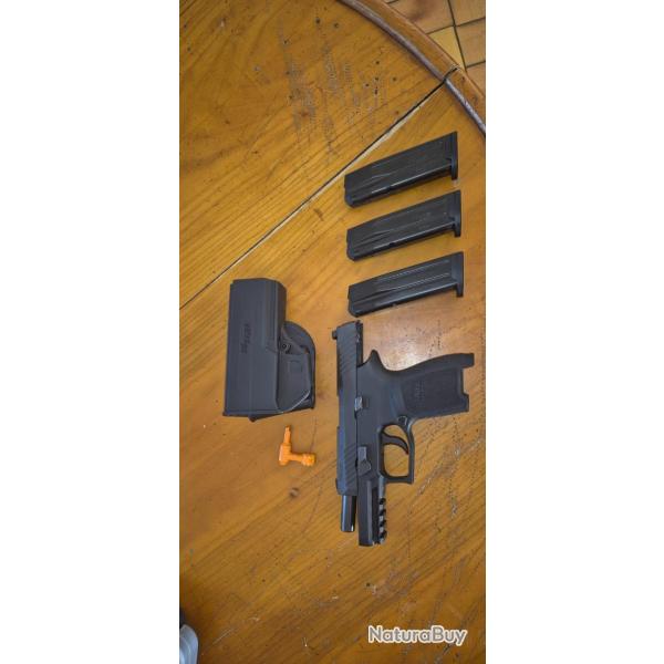 Pistolet semi automatique SIG SAUER Mod. P-320 Compact &quot;Carry Nitron&quot;