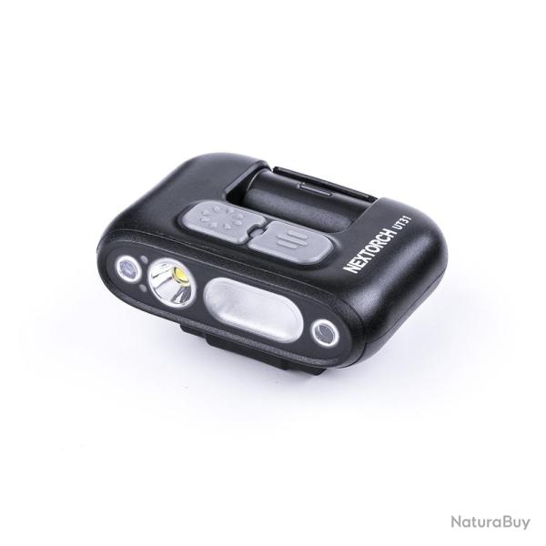 Lampe rechargeable fixation clip UT31 - �clairage blanc et rouge + strobe rouge/bleu - 220 lumens