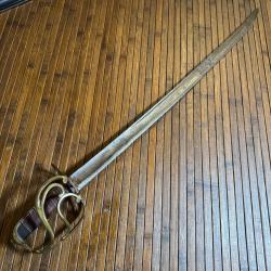 SABRE D'OFFICIER A LA MONTMORENCY MINEUR RÉVOLUTION FRANCE XVlll éme siècle