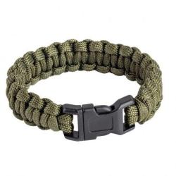 Bracelet Paracorde de survie Vert