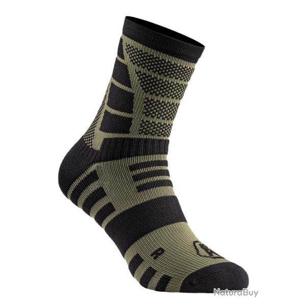 Chaussettes IMPACT 7" �t� - Kaki 43/46