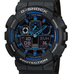 Montre G-Shock GA-100 - Noir/Bleu