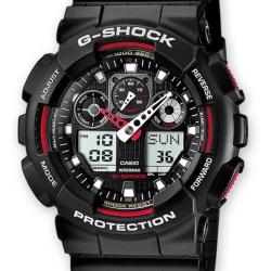 Montre G-Shock GA-100 - Noir/Rouge