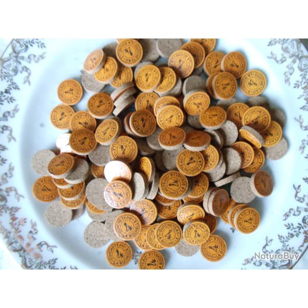 Lot de 100 rondelles lige nominatives en calibre 16 , n4.