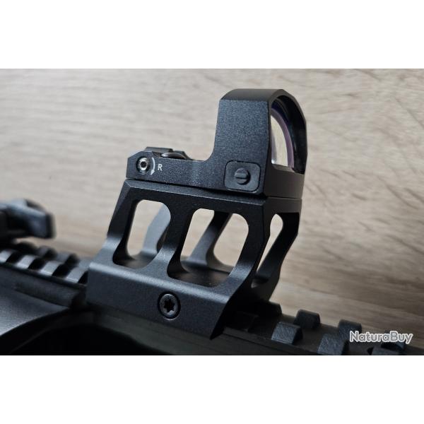 Point vert vector optics frenzy-s avec son support pour rail picatinny 21mm