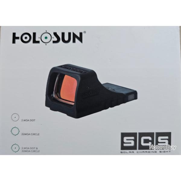 Point vert pour glock holosun scs mos-gr