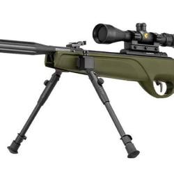 Carabine &agrave; plombs 4,5 mm GAMO HPA - IGT (19,9 Joules) + Lunette 3-9 x 40 et bipied Kaki
