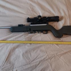 Ruger 10/22 inox take-down semi-auto 2+1