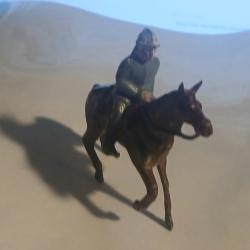 CAVALIER CARABINIER POILU 14-18 EN M&Eacute;TAL