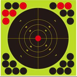 cibles vertes x 20 autocollantes 1 sans réserve -