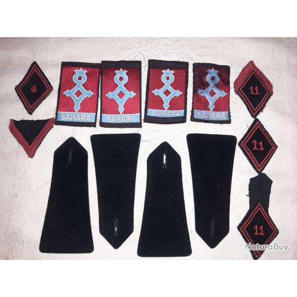 Epaulettes SAHARA et losanges tissu 11 et 4