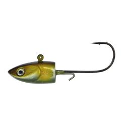 Scratch Tackle t&ecirc;te plomb&eacute;e VT JIG HEAD brown bronze T : 4/0 -50 gr