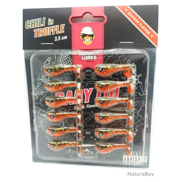Monkey Lures Baby lui 3,5 CM CHILI IN TRUFFLE