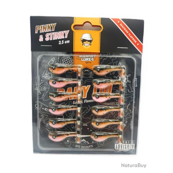 Monkey Lures Baby lui 3,5 CM PINKY STINKY