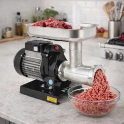 Hachoir &agrave; viande &eacute;lectrique 600 Watts Reber&reg; n&deg; 22 professionnel avec marche arri&egrave;re