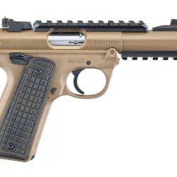 PIST RUGER MARK IV 22-45 TACTICAL 22LR 10CPS CERAKOTE BROWN