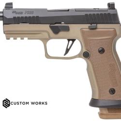 SIG P320 AXG COMBAT 9X19 FILETE OPTIC READY