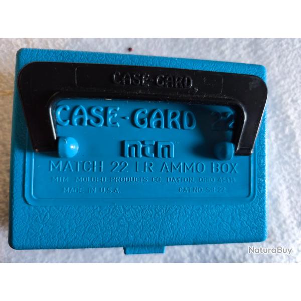 Boite MTM AVEC POIGNEE POUR 22 LR  VIDE