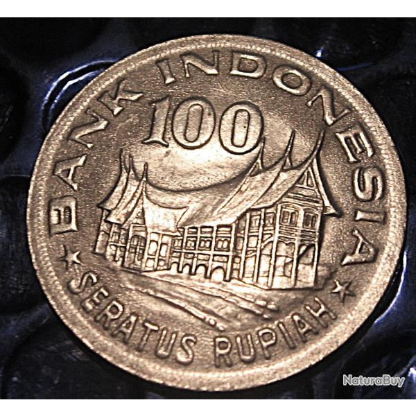 indonesie, piece de 100 seratus 1978 ttb diametre 28,33mm